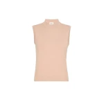 Max Mara Nazione Sleeveless Stretch Viscose Jumper in Pink | Sweaters | Luxury Shoes 