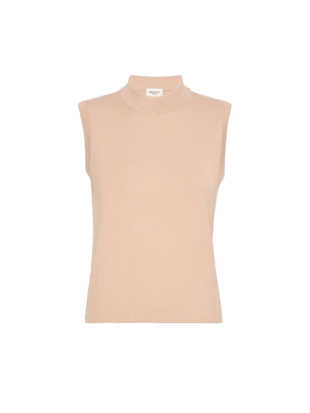 Max Mara Nazione Sleeveless Stretch Viscose Jumper in Pink Max Mara Nazione Sleeveless Stretch Viscose Jumper in Pink | Sweaters | Luxury Shoes