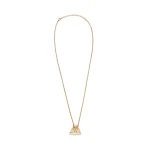 Max Mara Necklace with Pasticcino Bag Charm in Gold | Women | Luxury Shoes 