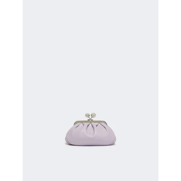 Max Mara Nembi Extra Small Shiny Sheepskin Pasticcino Bag in Lilac | Mini Bags | Luxury Shoes 