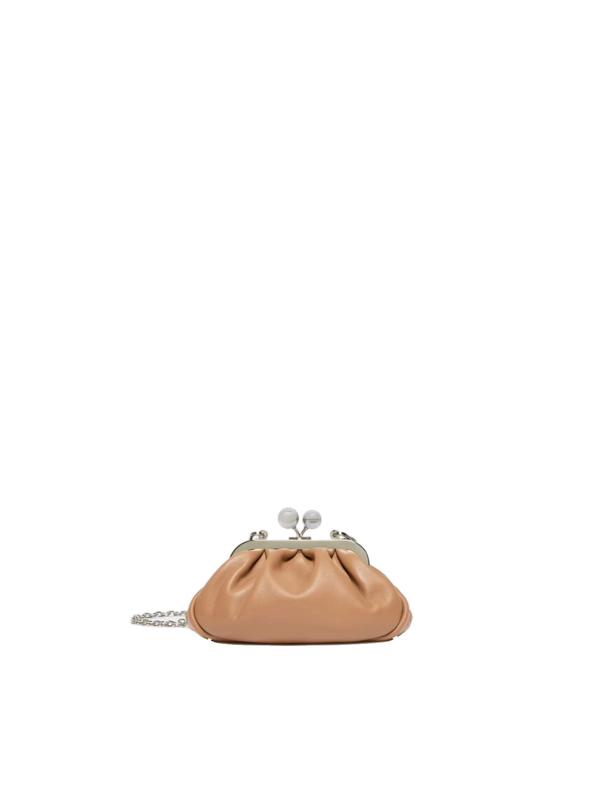 Max Mara Nembi Extra Small Shiny Sheepskin Pasticcino Bag in Nude Max Mara Nembi Extra Small Shiny Sheepskin Pasticcino Bag in Nude | Mini Bags | Luxury Shoes