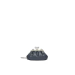 Max Mara Nembi Extra Small Shiny Sheepskin Pasticcino Bag in Ultramarine | Mini Bags | Luxury Shoes 