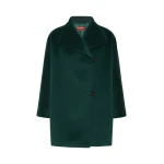 Max Mara Nembo Cocoon Wool Coat in Green | Wool Coat | Luxury Shoes 