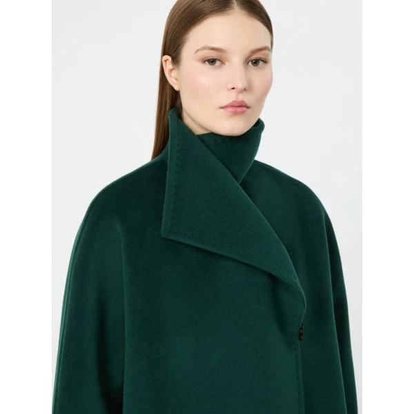 Max Mara Nembo Cocoon Wool Coat in Green | Wool Coat | Luxury Shoes 