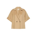 Max Mara Neo Short Double Wool Coat in Camel | Wool Coat | Luxury Shoes 