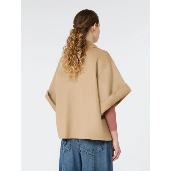 Max Mara Neo Short Double Wool Coat in Camel | Wool Coat | Luxury Shoes 