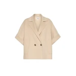 Max Mara Neo Short Double Wool Coat in Sand | Wool Coat | Luxury Shoes 