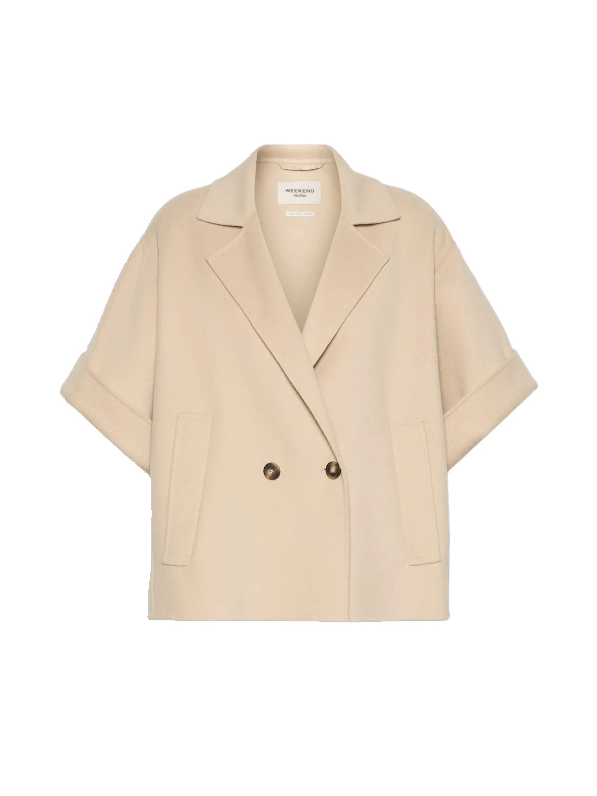 Max Mara Neo Short Double Wool Coat in Sand Max Mara Neo Short Double Wool Coat in Sand | Wool Coat | Luxury Shoes