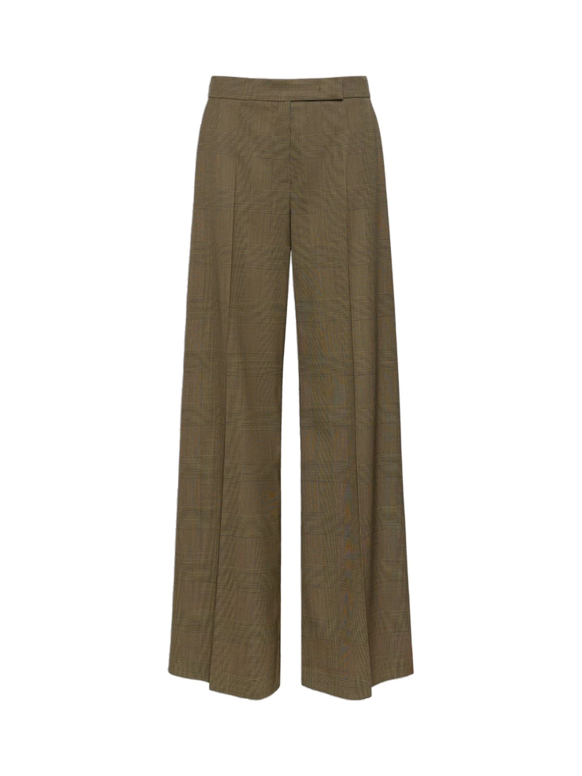 Max Mara Netto Glen Plaid Wool Trousers in Khaki Max Mara Netto Glen Plaid Wool Trousers in Khaki | Tailored pants | Luxury Shoes