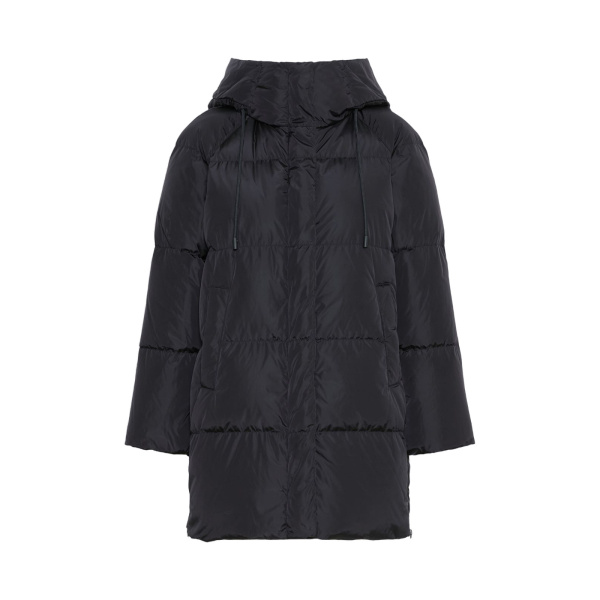 Max Mara Newbembo Water-Repellent Taffeta Midi Parka in Black | Coats | Luxury Shoes 