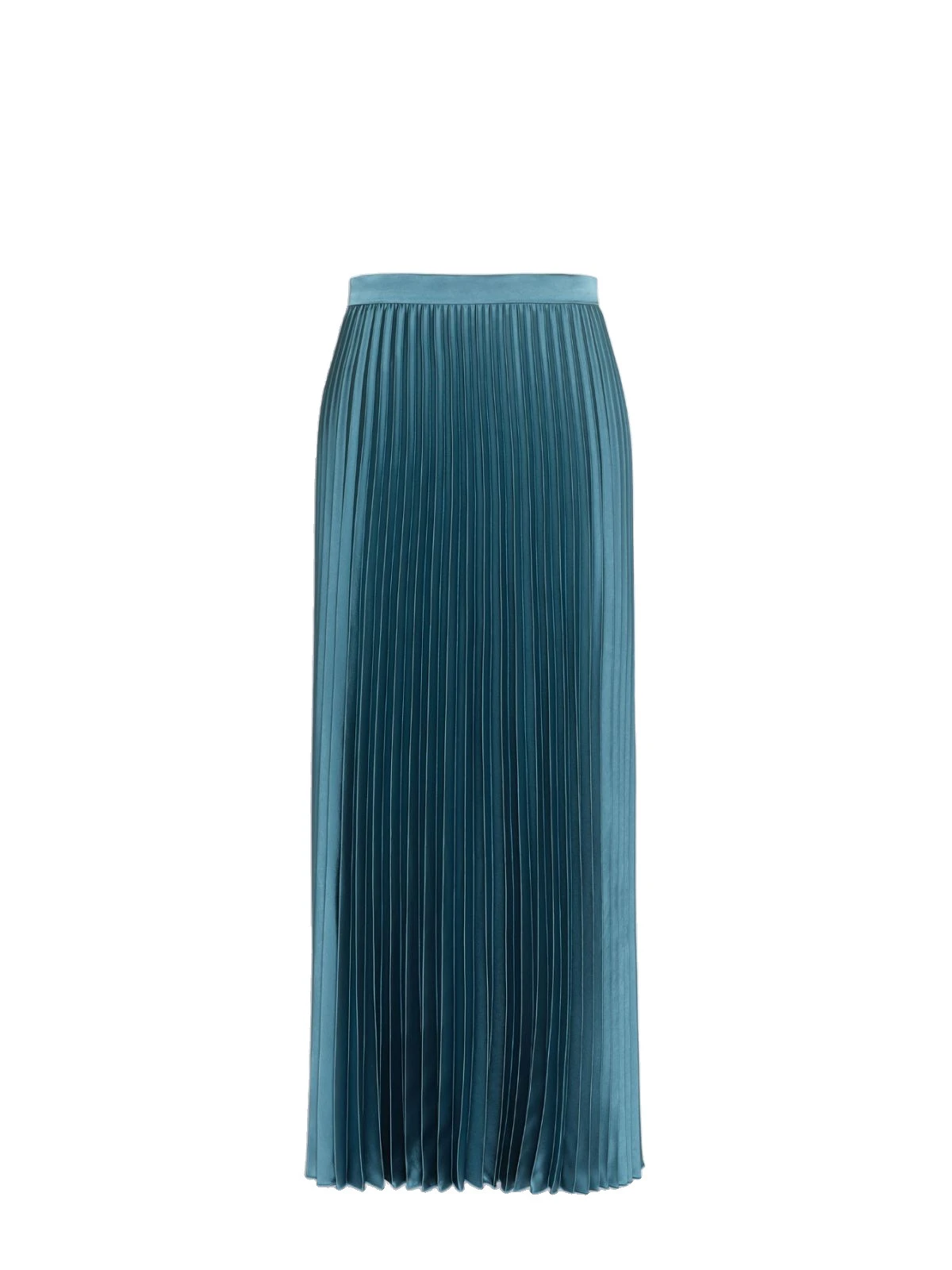Max Mara Nicchia Pleated Satin Skirt in Blue Azure Max Mara Nicchia Pleated Satin Skirt in Blue Azure | Pleated Skirts | Luxury Shoes