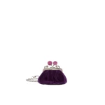 Max Mara Nocino Velvet Nano Pasticcino Bag in Purple | Mini Bags | Luxury Shoes 