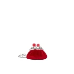 Max Mara Nocino Velvet Nano Pasticcino Bag in Red | Mini Bags | Luxury Shoes 