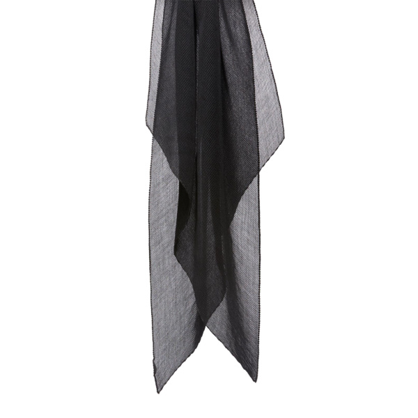Max Mara Nome Pleated Cashmere and Silk Stole in Black | Scarves | Luxury Shoes 