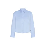 Max Mara Nuoro Cotton Oxford Shirt in Light Blue | Shirts | Luxury Shoes 