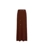 Max Mara Oggi Long Cashmere Skirt in Rust | Maxi Skirts | Luxury Shoes 