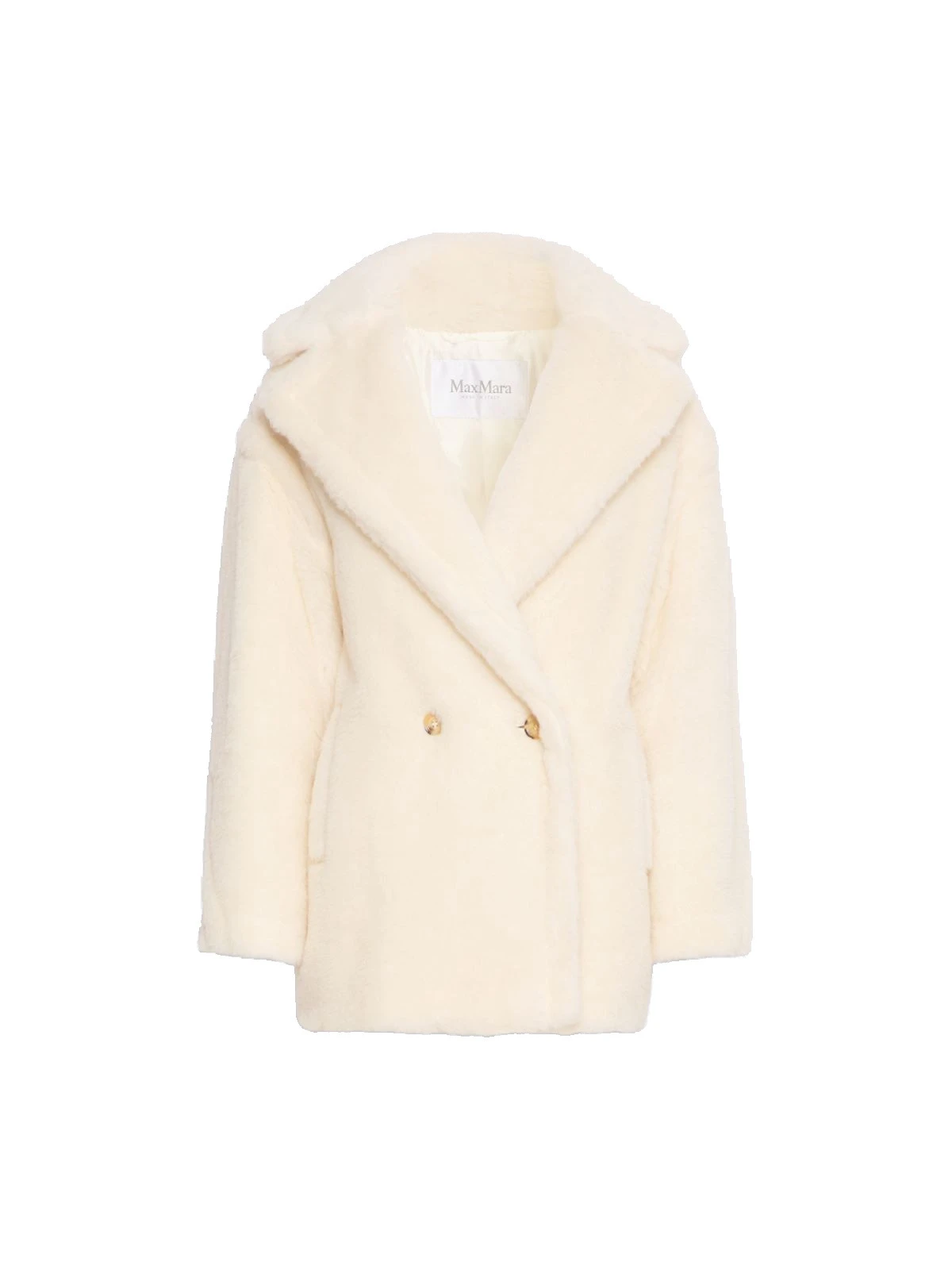 Max Mara Olga Short Teddy Bear Icon Coat in White Max Mara Olga Short Teddy Bear Icon Coat in White | Wool Coat | Luxury Shoes