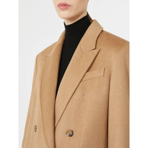 Max Mara Olimpia Zibeline Camel Jacket in Camel | Blazers | Luxury Shoes 