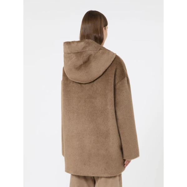 Max Mara Olivia Reversible Wool and Alpaca Puffer Jacket in Honey | Jackets | Luxury Shoes 