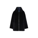 Max Mara Olivia Reversible Wool and Alpaca Puffer Jacket in Midnight Blue | Jackets | Luxury Shoes 