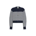 Max Mara Ombrosa Wool Cardigan in Navy | Cardigan | Luxury Shoes 