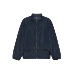 Max Mara Onde Water-Repellent Taffeta Bomber Jacket in Ultramarine | Jackets | Luxury Shoes 