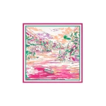 Max Mara Onesto Printed Silk Scarf in Pink | Scarves | Luxury Shoes 