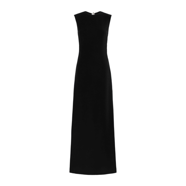 Max Mara Opera Long Cady Dress in Black | Evening Gowns | Luxury Shoes 