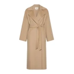 Max Mara Operoso Double Wool-Blend Robe Coat in Camel | Wool Coat | Luxury Shoes 