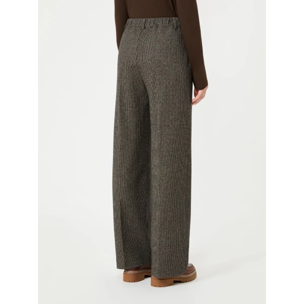 Max Mara Orata Jersey Straight Leg Trousers in Brown | Tailored pants | Luxury Shoes 