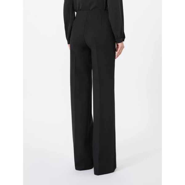 Max Mara Orata Slim-Fit Wool Cloth Trousers in Black | Tailored pants | Luxury Shoes 