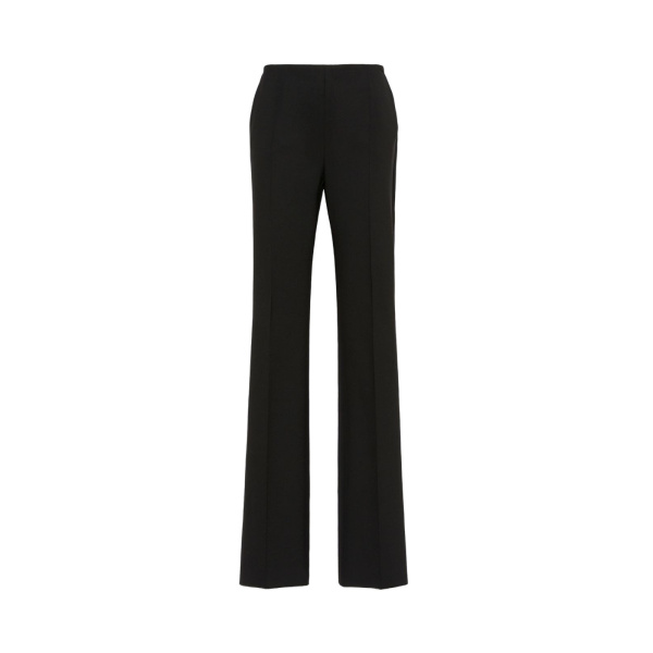 Max Mara Orata Slim-Fit Wool Cloth Trousers in Black | Tailored pants | Luxury Shoes 