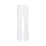 Max Mara Orata Slim-Fit Wool Cloth Trousers in White | Tailored pants | Luxury Shoes 