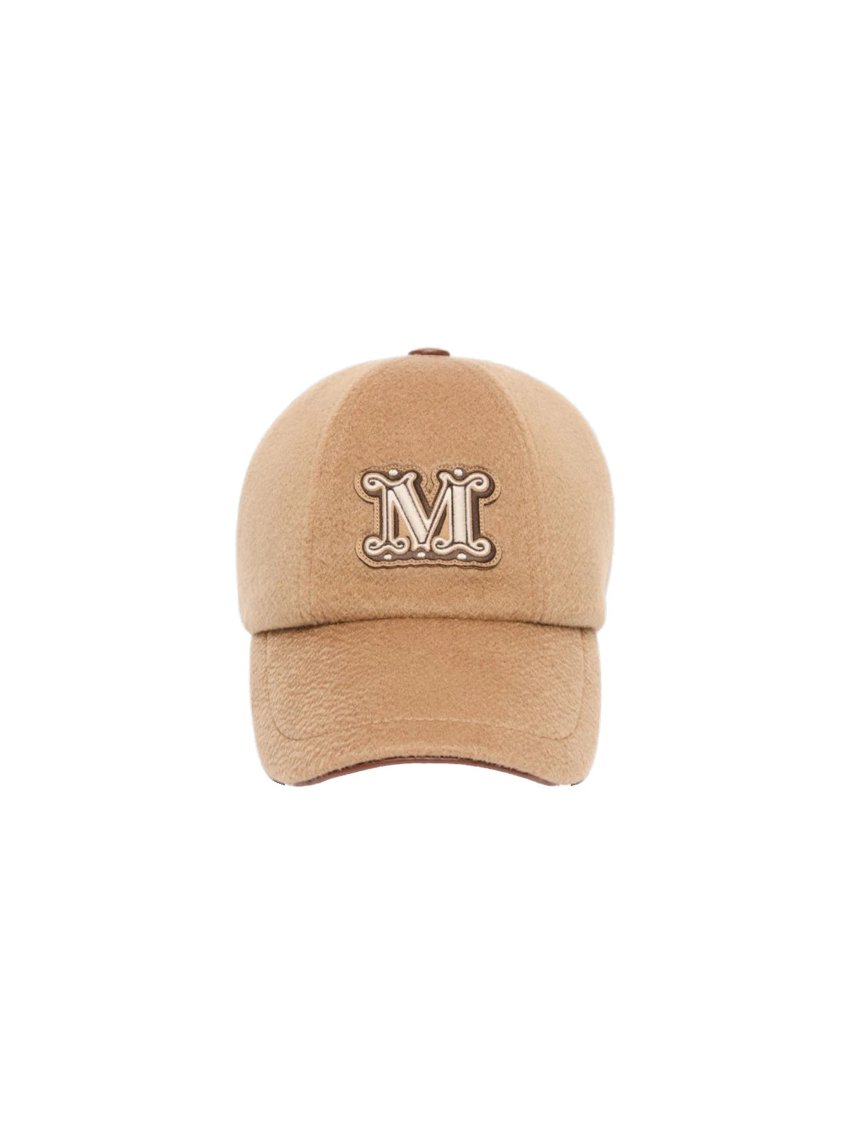 Max Mara Ordine Cashmere Double Drap Baseball Cap in Camel Max Mara Ordine Cashmere Double Drap Baseball Cap in Camel | Hats | Luxury Shoes