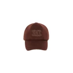 Max Mara Ordine Cashmere Double Drap Baseball Cap in Rust | Hats | Luxury Shoes 
