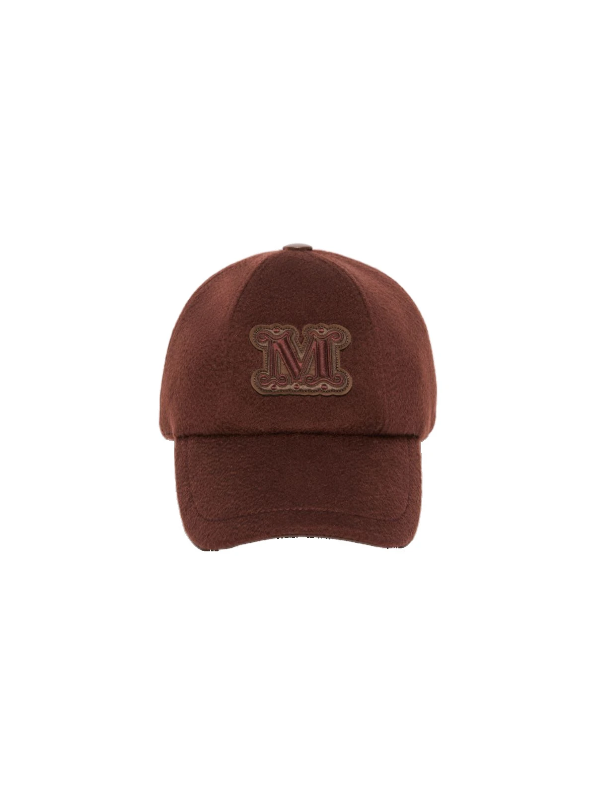 Max Mara Ordine Cashmere Double Drap Baseball Cap in Rust Max Mara Ordine Cashmere Double Drap Baseball Cap in Rust | Hats | Luxury Shoes