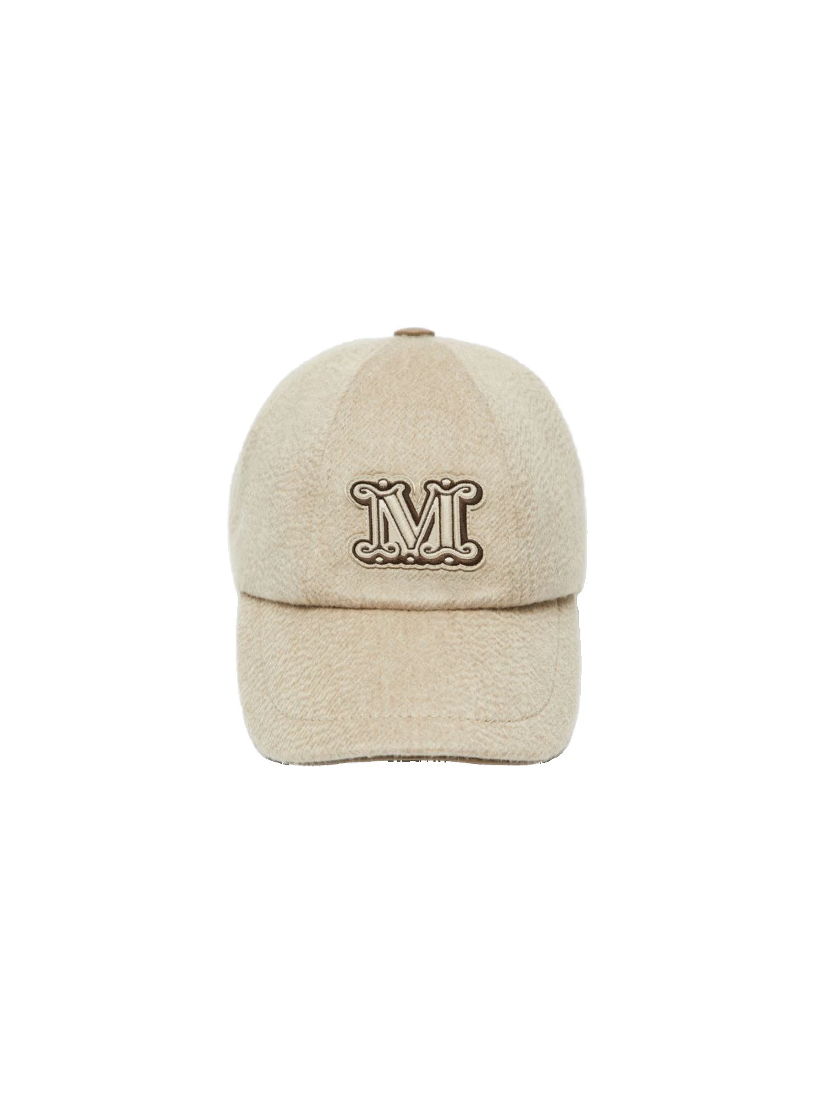 Max Mara Ordine Cashmere Drap Baseball Cap in Sand Max Mara Ordine Cashmere Drap Baseball Cap in Sand | Hats | Luxury Shoes