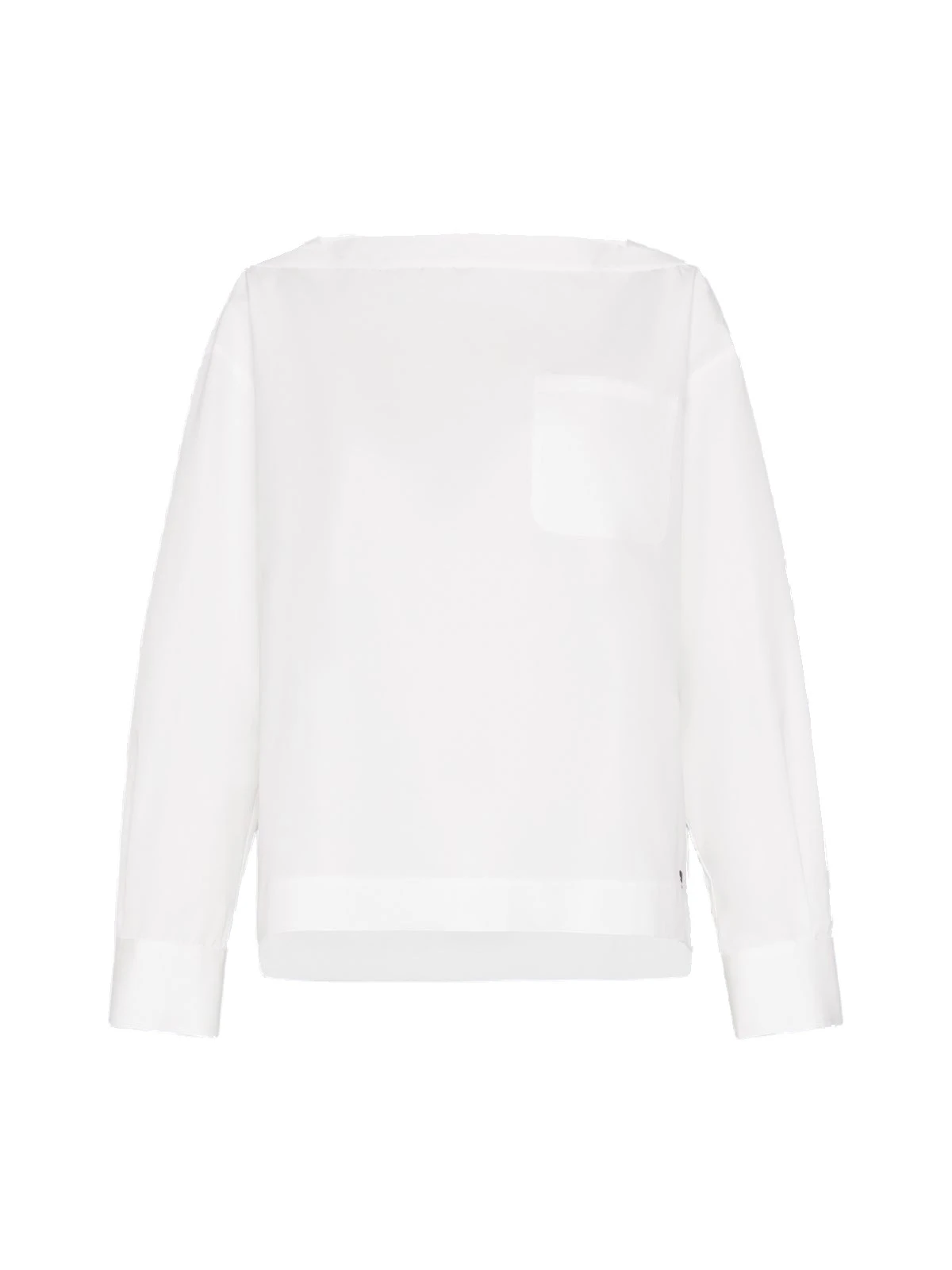 Max Mara Oscuro Cotton Poplin Blouse in White Max Mara Oscuro Cotton Poplin Blouse in White | Blouse | Luxury Shoes
