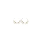 Max Mara Otto Crescent Hoop Earrings in Silver | Earrings | Luxury Shoes 