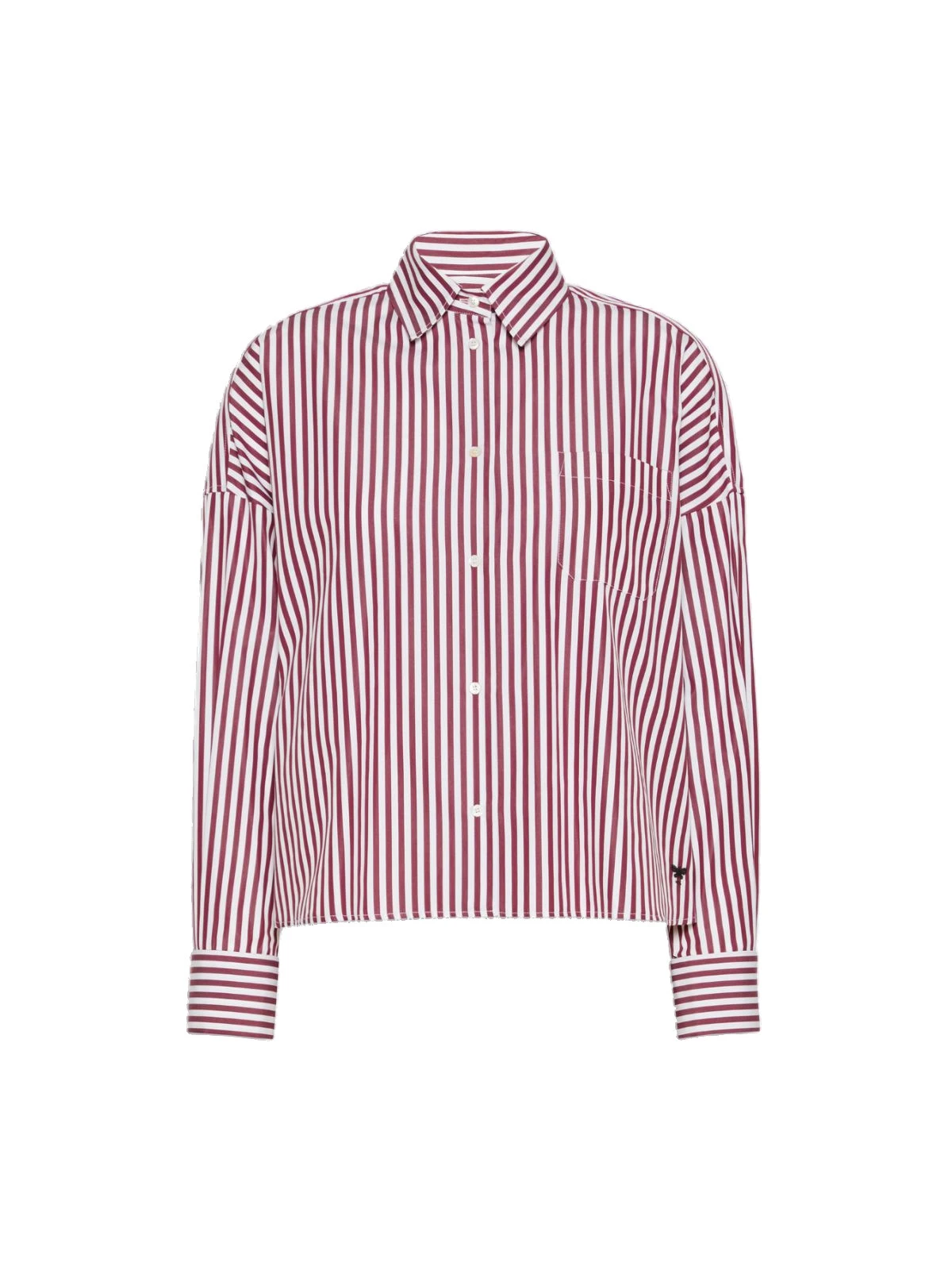 Max Mara Ovatta Boxy Cotton Poplin Shirt in Bordeaux Max Mara Ovatta Boxy Cotton Poplin Shirt in Bordeaux | Shirts | Luxury Shoes