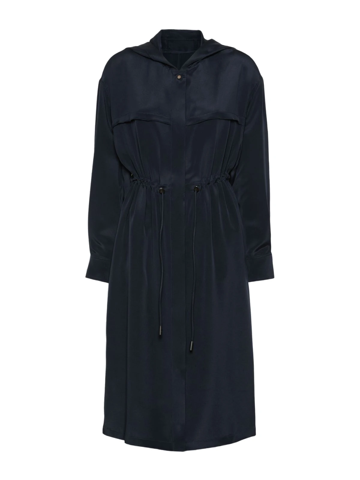 Max Mara Ovatte Silk Crepe de Chine Overcoat in Ultramarine Max Mara Ovatte Silk Crepe de Chine Overcoat in Ultramarine | Coats | Luxury Shoes