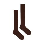 Max Mara Oxiria Ribbed Cashmere Socks in Brown | Accessories | Luxury Shoes 