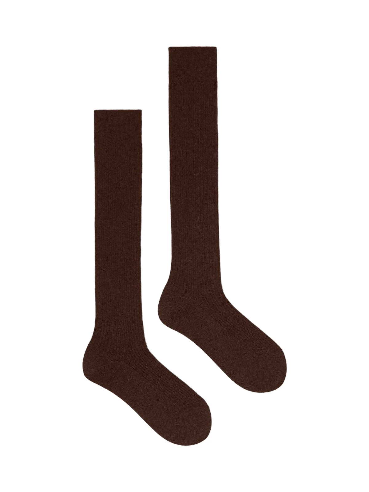 Max Mara Oxiria Ribbed Cashmere Socks in Brown Max Mara Oxiria Ribbed Cashmere Socks in Brown | Accessories | Luxury Shoes