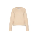 Max Mara Padre Cashmere V-Neck Jumper in Beige | Sweaters | Luxury Shoes 