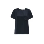 Max Mara Pagano Printed Silk Crepe de Chine Blouse in Ultramarine | Blouse | Luxury Shoes 