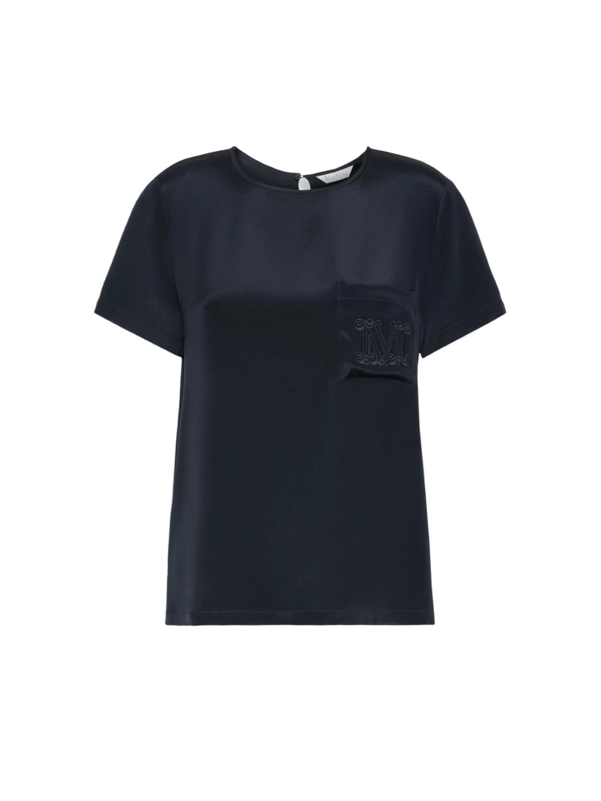 Max Mara Pagano Printed Silk Crepe de Chine Blouse in Ultramarine Max Mara Pagano Printed Silk Crepe de Chine Blouse in Ultramarine | Blouse | Luxury Shoes