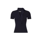 Max Mara Palmeti Viscose Crepe Sweater with Scarf in Ultramarine | Sweaters | Luxury Shoes 