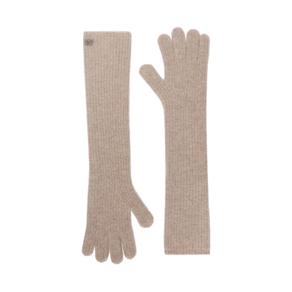 Palmi Long Cashmere Gloves in Honey