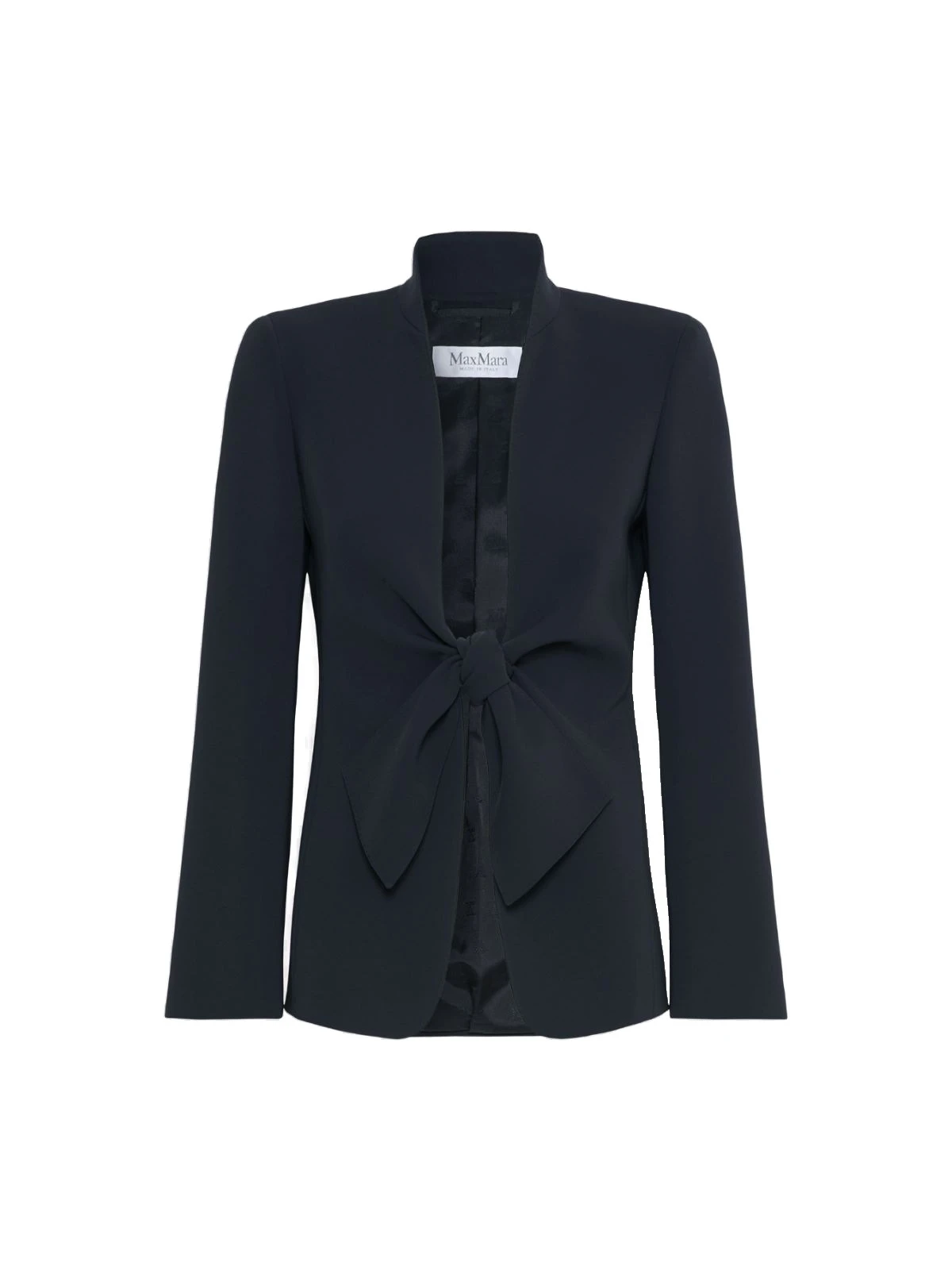 Max Mara Palo Cady Sash Jacket in Midnight Blue Max Mara Palo Cady Sash Jacket in Midnight Blue | Blazers | Luxury Shoes