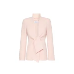 Max Mara Palo Cady Sash Jacket in Pink | Blazers | Luxury Shoes 